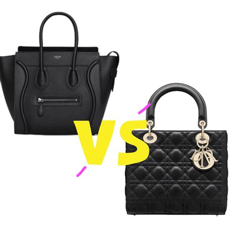 lady dior or a celine nano|dior vs celine shoes.